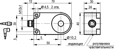 Габариты ISB RC1A5-31N-R10-LZS4